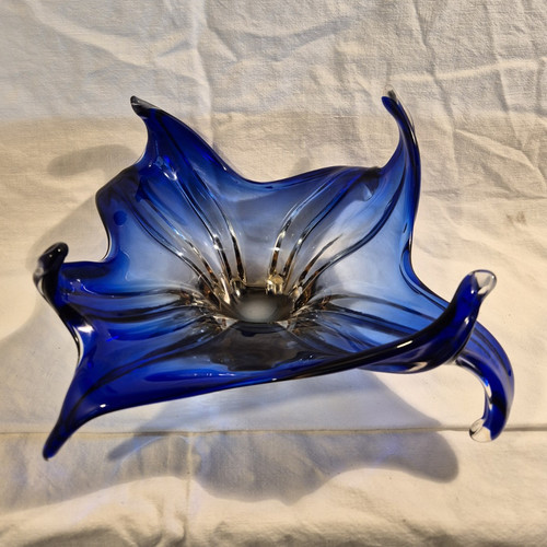 Glas schale kobaltblau - schale,
