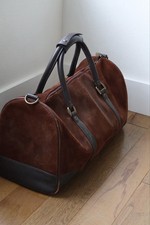 Vintage Suede Duffle Travel