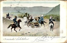 Künstler Ak Russische Reiter