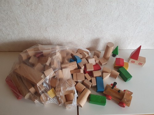 Holzbauklötze holzbausteine - holzbauklötze,