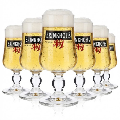 Brinkhoffs bier glasgläser - 6x,