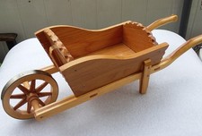 Schubkarre Deko Handwerk Holz