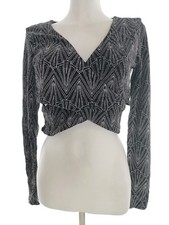 DIVIDED Bauchfreie Bluse für