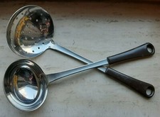 2 Rösle Edelstahl Schöpfkelle Kelle Suppenkelle Schaumkelle Küchenhelfer 