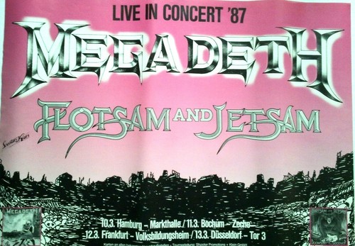 Megadeth 1987 tour - , orig