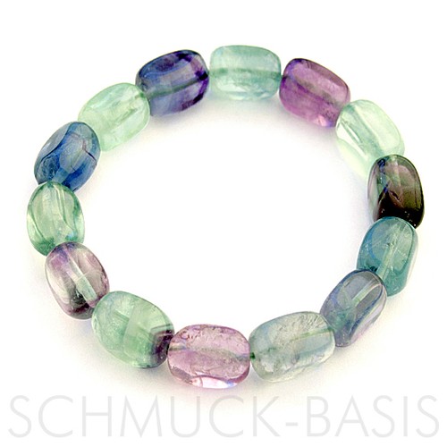 Fluorit armband mit - fluorit,