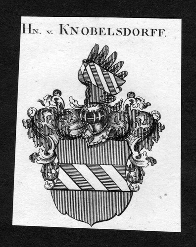 1820 knobelsdorff wappen - -,