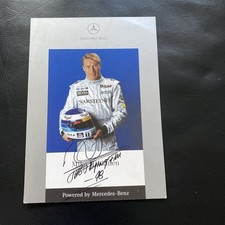 Mika Hakkinen Autogramm Karte