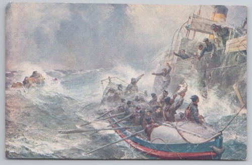 Bernard gribble rnli postkarte - gribble,