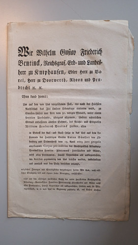 Historische dokumente wilhelm - dokumente:,