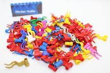 Lego (c) 10x Fahne - Flagge - 4495 - Kunststoff - Ritter - gemischt versch. Farb