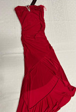 Elegantes rotes Samtkleid mit