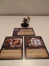 World of Warcraft  - WOW - Miniatures - Boris Brightbeard mit Karten