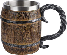 Bierkrug aus holzimitat 590 - bierkrug,