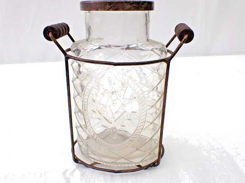 Vintage glasvase - vintage, im
