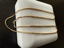 Halskette Königskette 750 Gelbgold 53cm ca. 7,68g – 18 Karat massiv Unisex