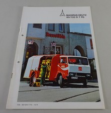 Prospekt Magirus-Deutz 80/120