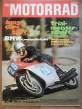 DAS MOTORRAD 24 - 28.11. 1970 Angelo Bergamonti Honda Dax 50 Trial-DM Gilera BMW
