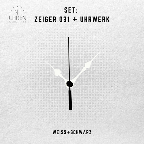 Quarzuhrwerk lautlos mit