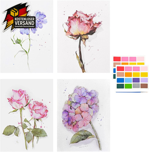 Aquarellpapier set mit - set,