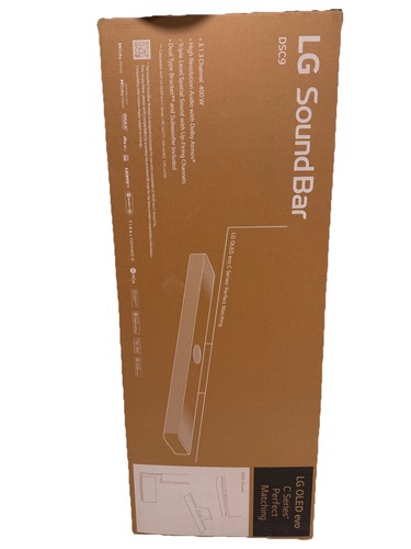 Soundbar dsc9 1 3 - lg, 3.1.3