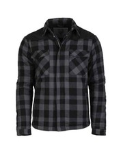 Lumber Jacket schwarz/grau