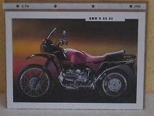 Motorrad Prospektblatt BMW R 80 GS - 1992 / Prospekt R80GS