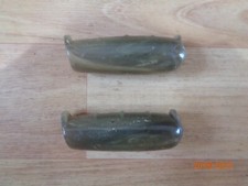 Oldtimer Fahrrad Lenkergriffe 50er Jahre Plastiche Cassano grün marmoriert