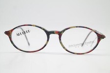 Vintage Brille ESSILOR ART DECO 020 60 Mehrfarbig Bronze Oval Brillengestell