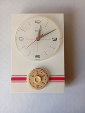 Küchenuhr  Weimar Quartz Wanduhr mit Kurzzeitwecker Vintage DDR