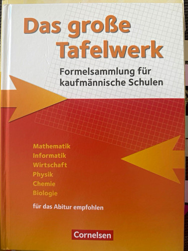 Cornelsen das große tafelwerk - das,