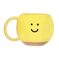 Happy Tasse gelb Smiley