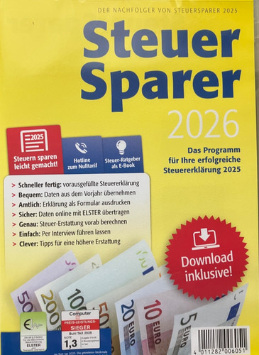 Steuer sparer 2026 - sparer, komplett