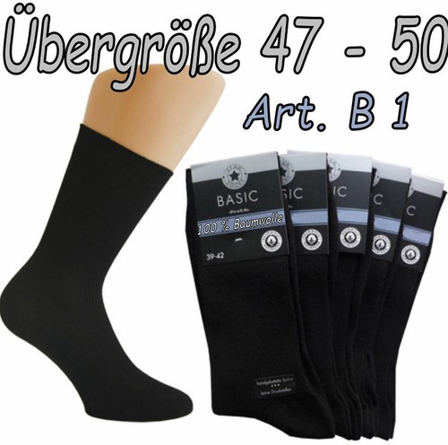 Herren baumwollsocken schwarz - herren,