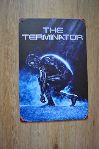 Terminator blechschild retro - terminator,