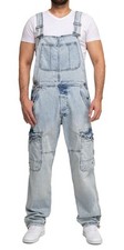 Jet Lag Herren Latz Jeans Hose