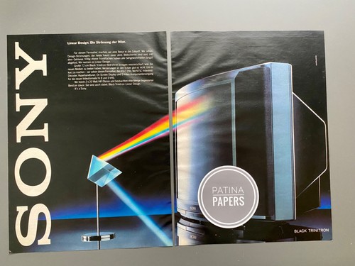 1990 sony linear design - sony, black