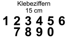 Klebezahlen Ziffern Zahlen