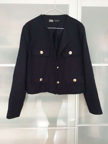 Marineblauer kurzblazer zara - zara, l