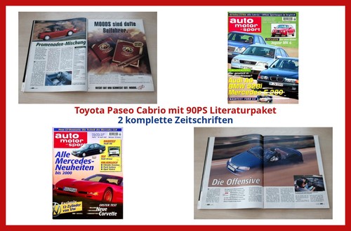 Toyota paseo cabrio mit - cabrio, 90ps