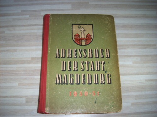 Adressbuch magdeburg 1950 - adressbuch,
