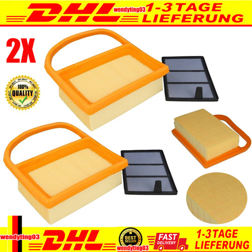 Luftfilter mit zusatzfilter - 2x,