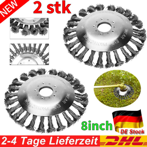 Unkrautbürste 4x200mm - unkrautbürste, 25,4x200mm