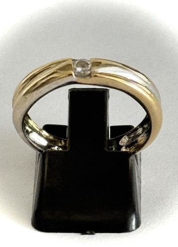 Goldring mit zirkonia - mit,