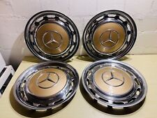 4x Original Mercedes 14 Zoll Radkappen W123 W1114 W115 473 Champagner Metallic