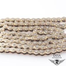 Kette verstärkt 1/2 x 3/16 415H für Hercules Prima 4 5 6 Tuning Goldfarben