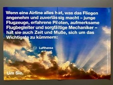 Lufthansa Airline Piloten Flugbegleiter Mechaniker 1994 Vintage Werbung Reklame