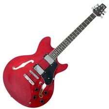 BWARE San Francisco-Semiakustikgitarre von Gear4music, Red Wine
