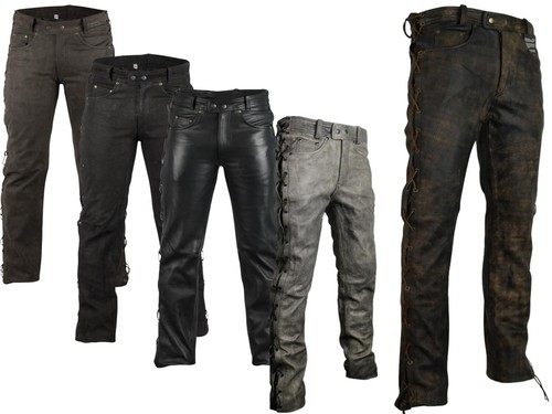 Herren biker lederhose - biker,