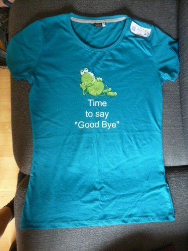 Damen shirt frosch time to - t-,